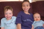 The three boys, Tanner, KJ and Bodue